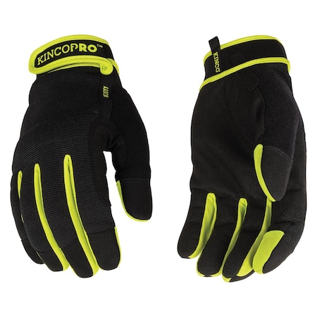 Kinco Polyester/Spandex, Black, M 1 PR 2011-M